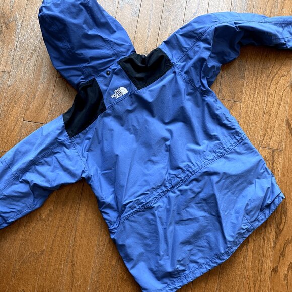 The North Face Goretex Vintage Parka Jacket Blue Womens - Picture 3 of 6